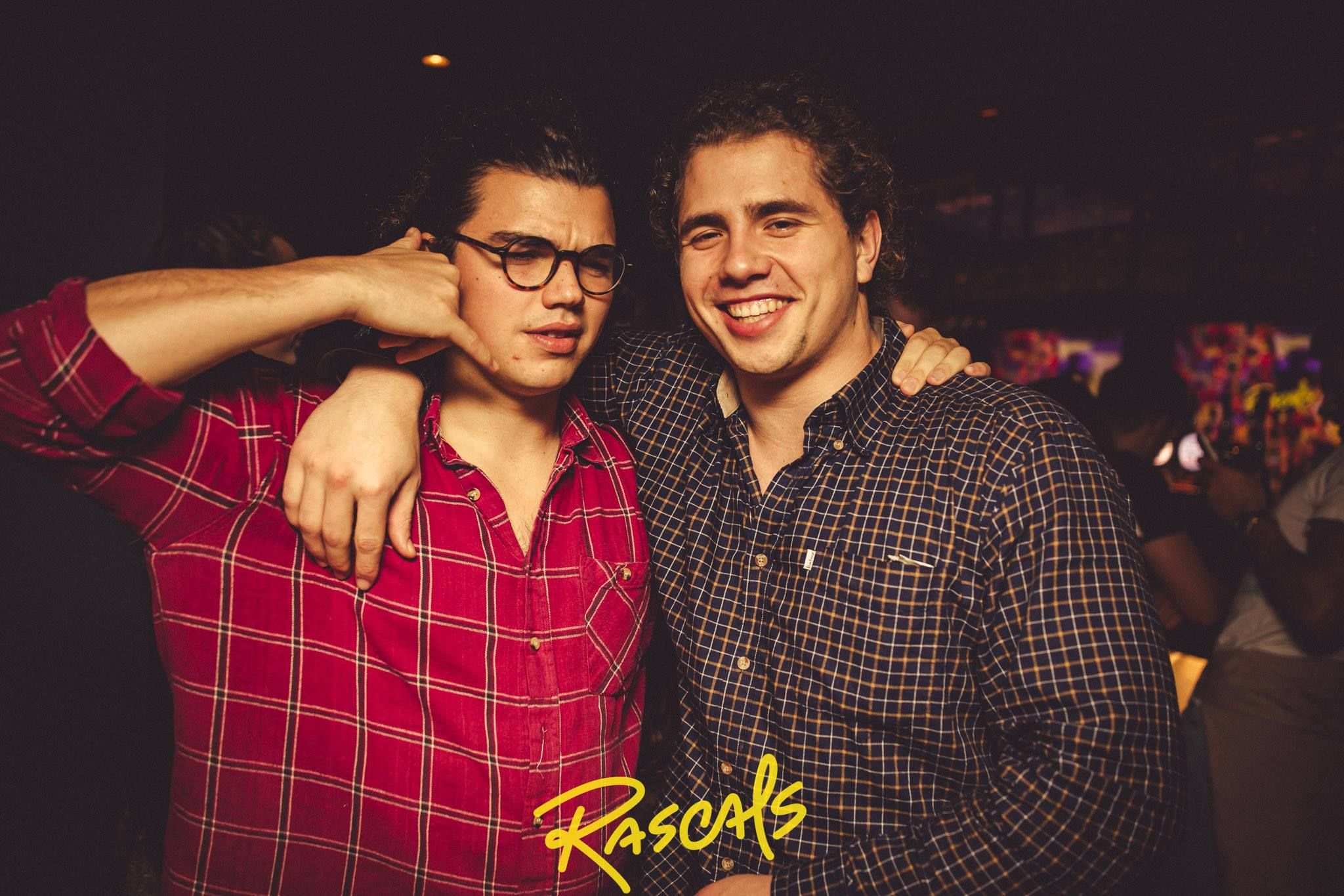 Image may contain: Dating, Night Club, Clothing, Apparel, Club, Night Life, Accessory, Accessories, Glasses, Human, Person