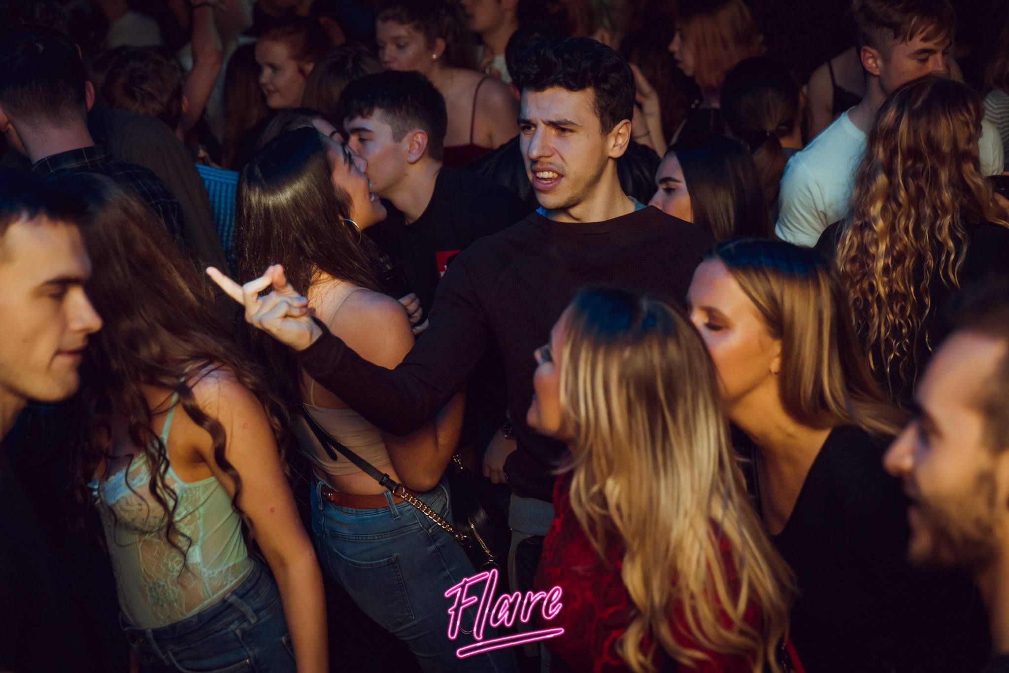 Image may contain: Disco, Night Club, Night Life, Club, Party, Human, Person