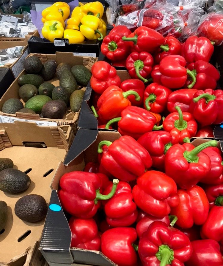 Image may contain: Fruit, Bell Pepper, Pepper, Vegetable, Food, Plant