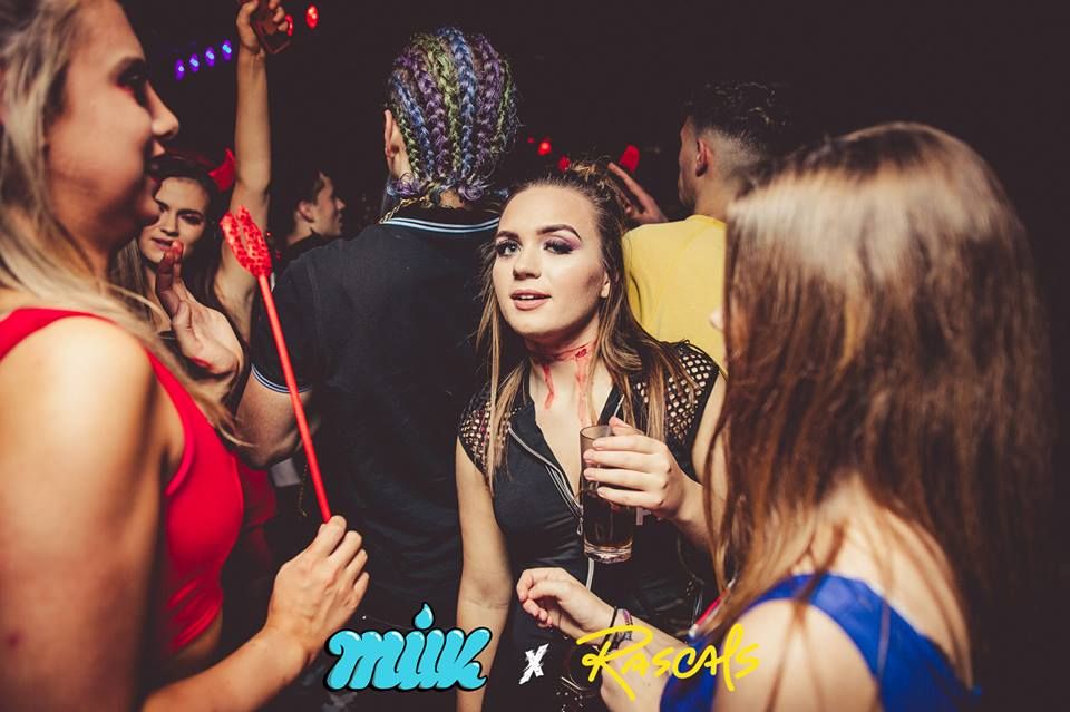 Image may contain: Night Life, Night Club, Club, Party, Human, Person