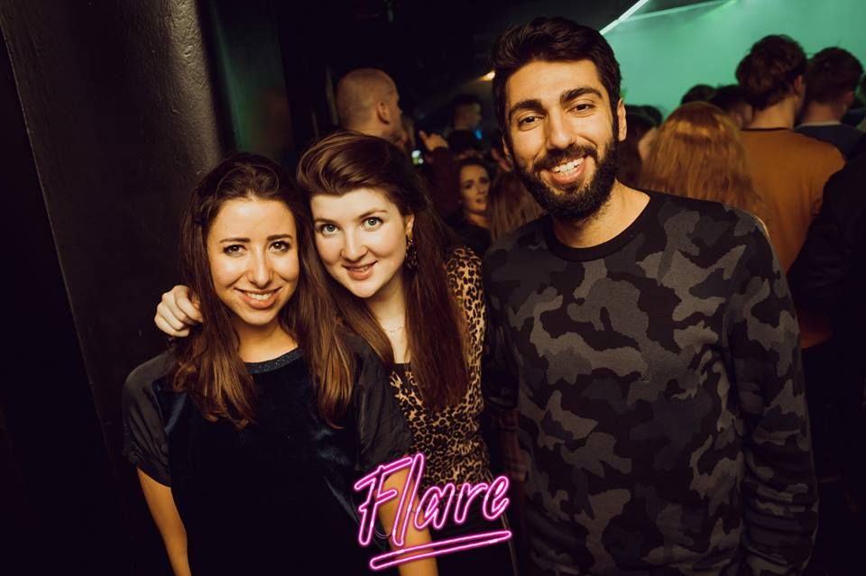 Image may contain: People, Face, Night Club, Party, Club, Human, Person
