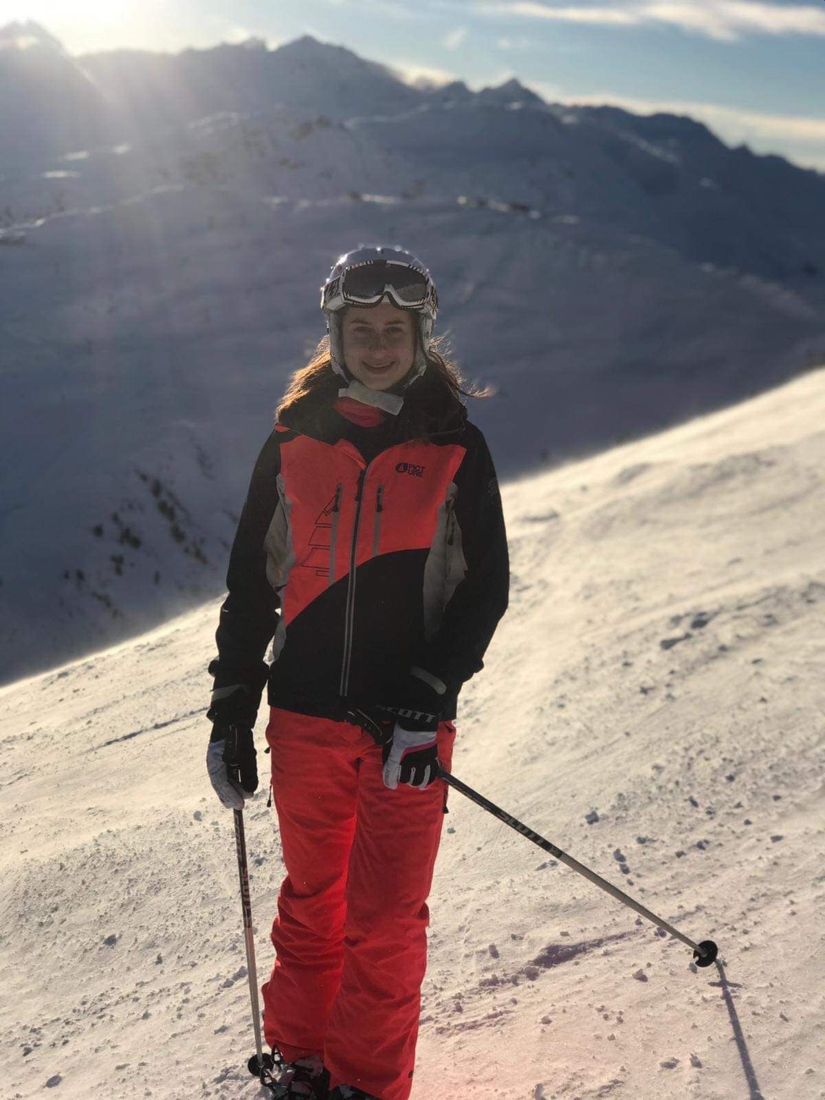 Image may contain: Toy, Slide, Apparel, Clothing, Snow, Piste, Sport, Sports, Outdoors, Human, Person, Nature