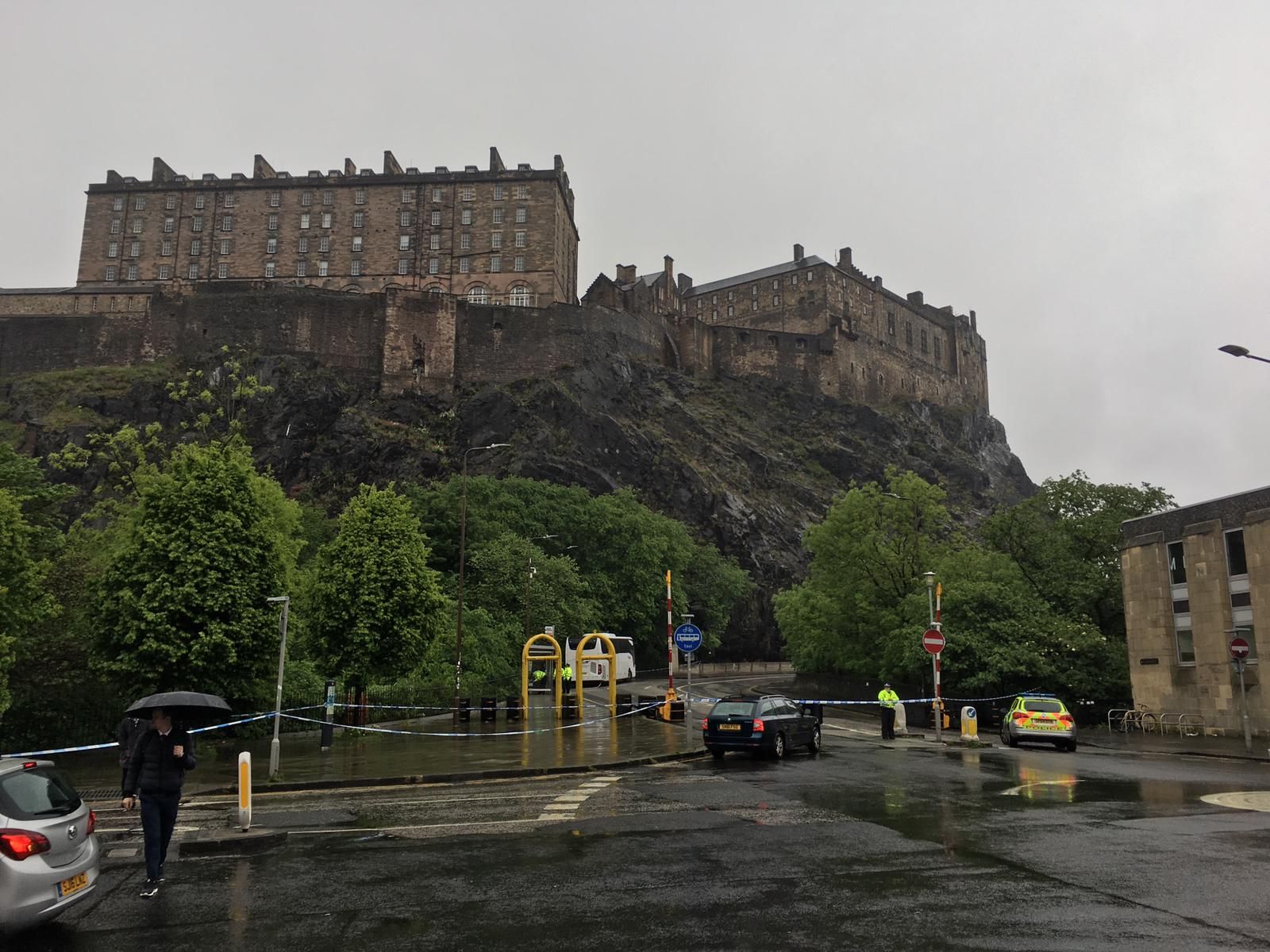 Image may contain: Highway, Castle, Fort, Outdoors, Nature, Freeway, Bird, Animal, Architecture, Building, Intersection, Road, Tarmac, Asphalt, Automobile, Transportation, Vehicle, Car, Human, Person