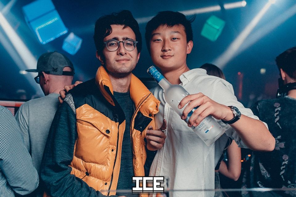 Image may contain: Clothing, Apparel, Glasses, Accessories, Accessory, Crowd, Person, Human