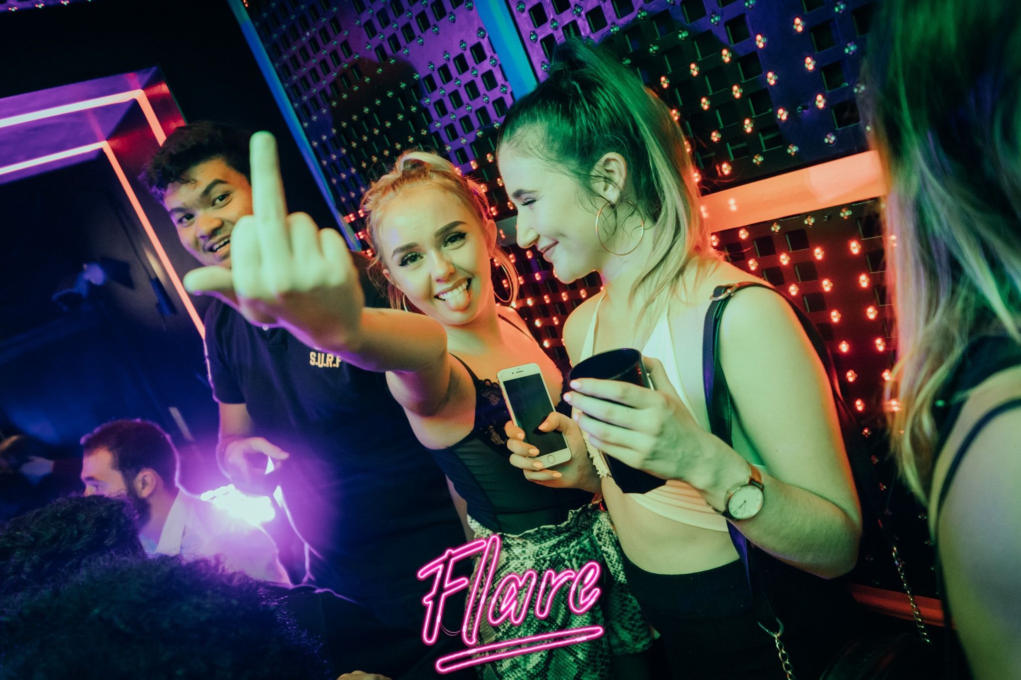 Image may contain: Disco, Night Life, Party, Night Club, Person, Human, Club