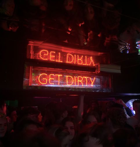 Image may contain: Light, Human, Person, Night Club, Club, Night Life