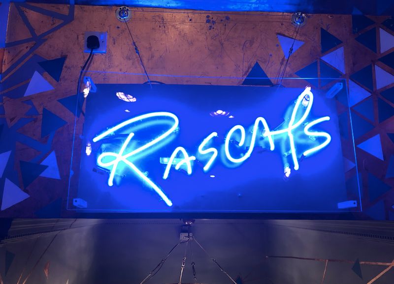 Image may contain: Lighting, Neon, Light