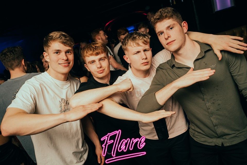 Image may contain: Pants, Night Life, People, Night Club, Clothing, Apparel, Dance Pose, Leisure Activities, Club, Party, Person, Human