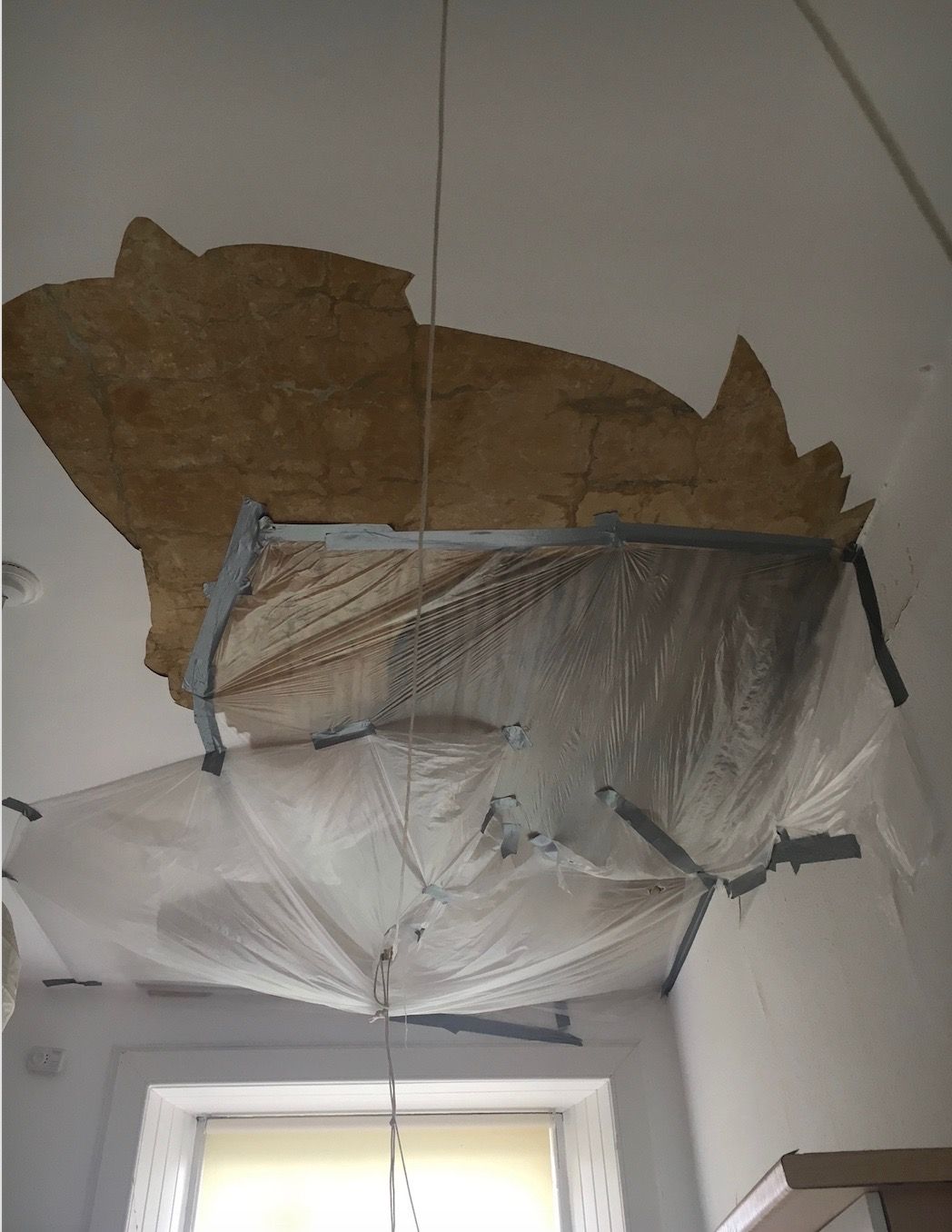Image may contain: Plywood, Wood, Furniture, Mosquito Net
