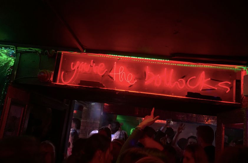 Image may contain: Pub, Light, Night Club, Night Life, Club, Person, Human