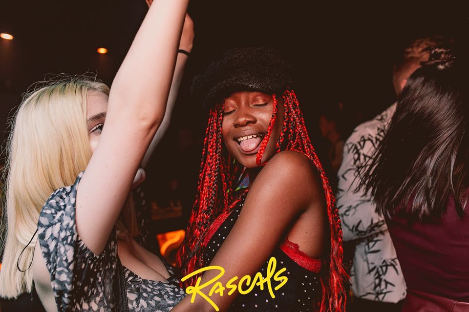 Image may contain: Apparel, Clothing, Party, Night Life, Night Club, Club, Person, Human