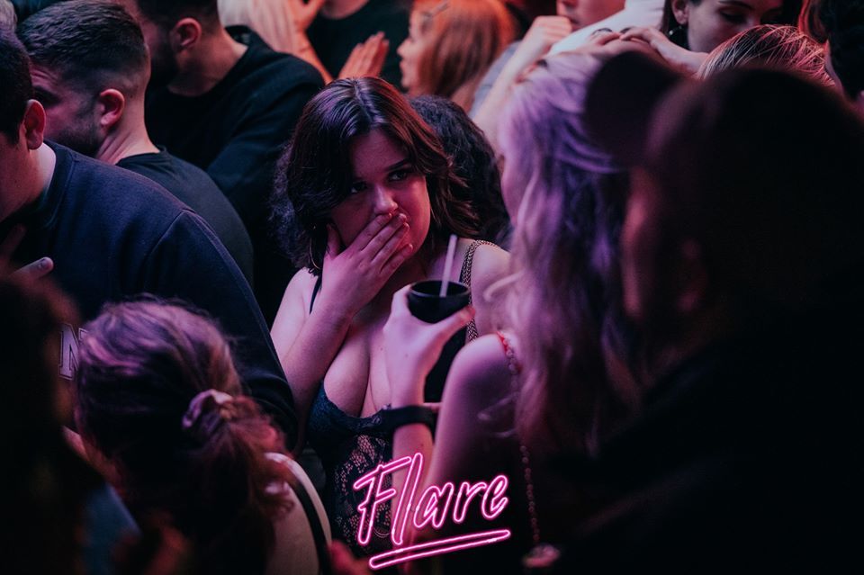 Image may contain: Club, Leisure Activities, Night Life, Party, Crowd, Audience, Human, Person