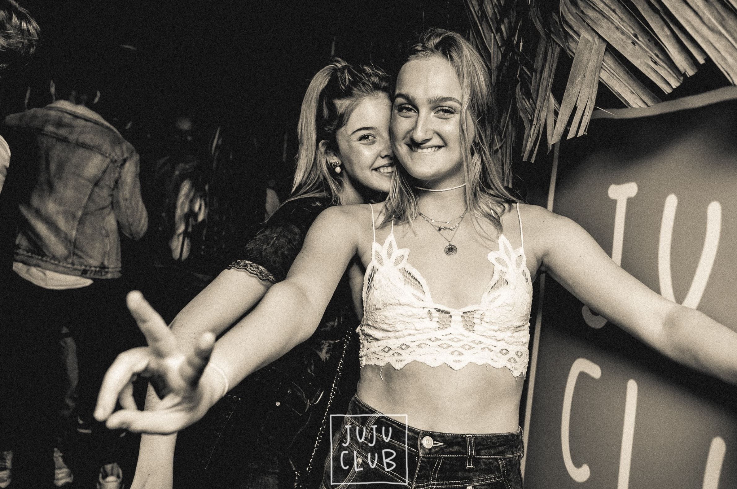 Image may contain: Dance Pose, Leisure Activities, Clothing, Apparel, Skin, Night Club, Club, Human, Person