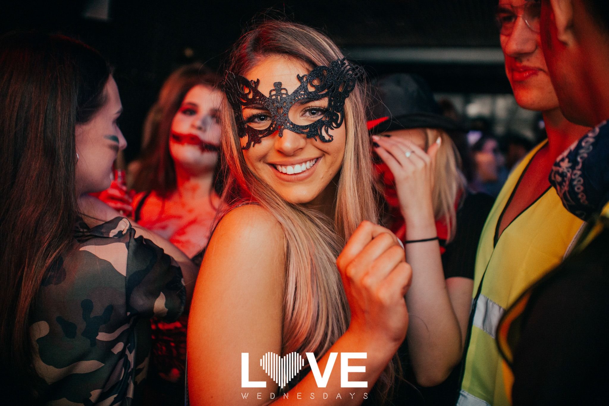 Image may contain: Leisure Activities, Skin, Night Club, Club, Party, Night Life, Person, Human