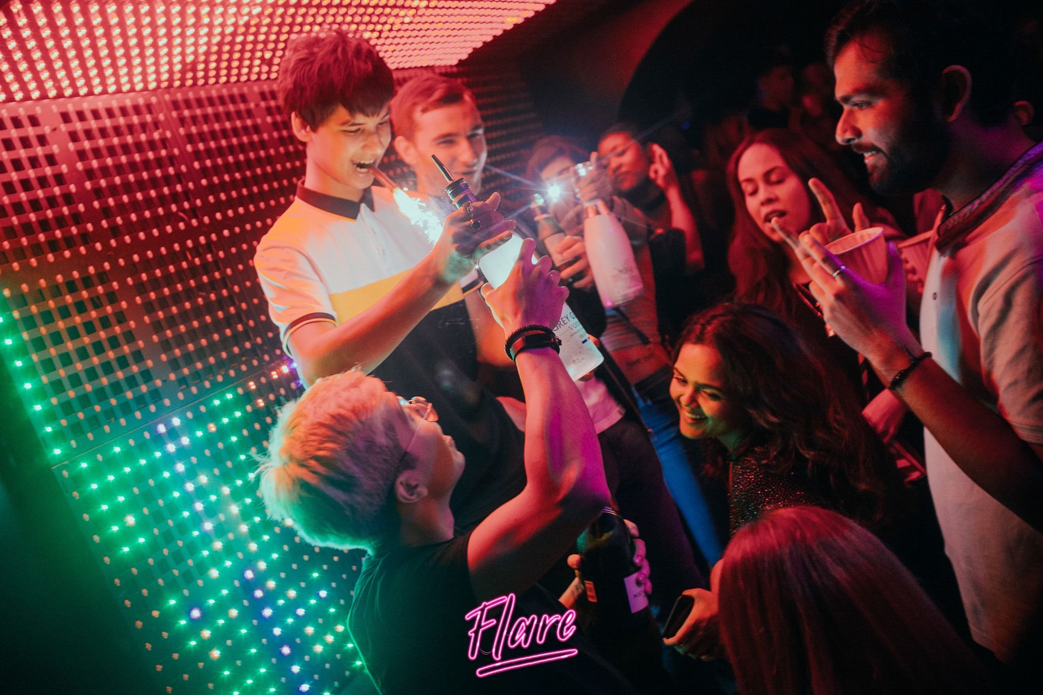 Image may contain: Party, Interior Design, Indoors, Night Club, Club, Night Life, Person, Human