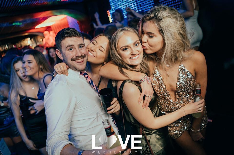 Image may contain: People, Leisure Activities, Night Life, Night Club, Club, Party, Human, Person