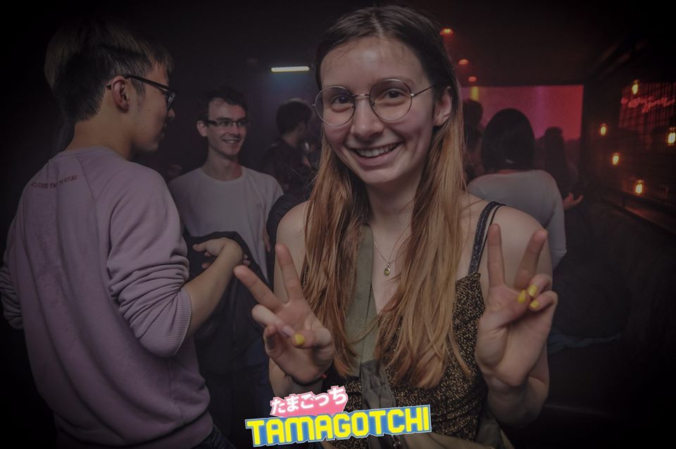Image may contain: Skin, Finger, Night Life, Party, Night Club, Club, Accessories, Glasses, Accessory, Human, Person