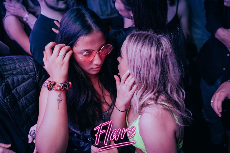 Image may contain: Skin, Night Club, Club, Night Life, Accessories, Glasses, Accessory, Human, Person