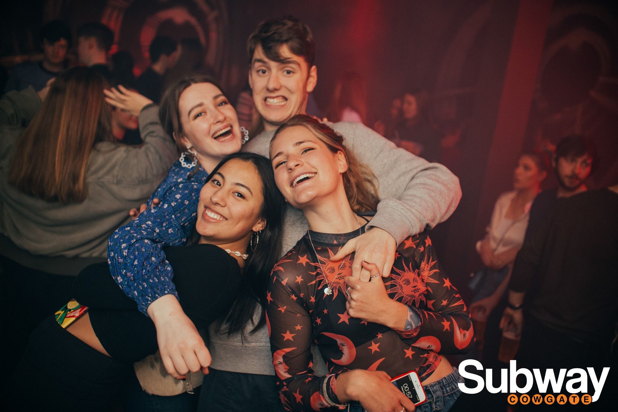 Image may contain: Night Life, Face, Night Club, Club, Party, Human, Person
