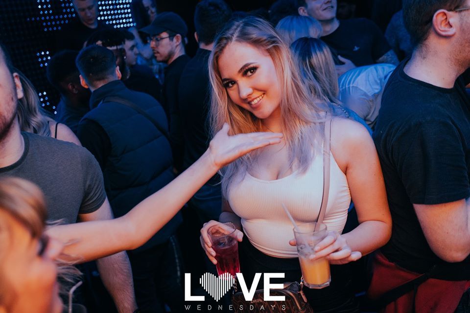 Image may contain: Disco, Beer, Drink, Beverage, Alcohol, Night Life, Night Club, Club, Party, Human, Person