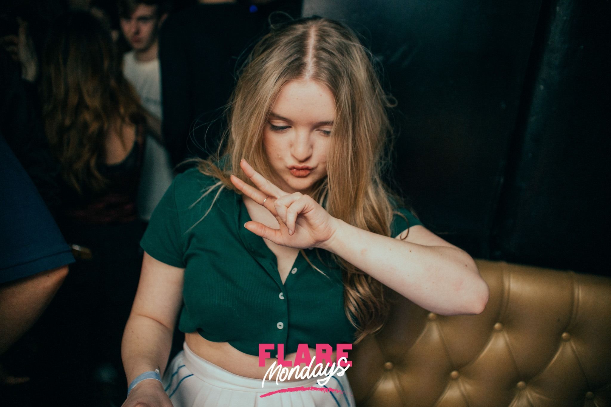 Image may contain: Finger, Bar Counter, Pub, Clothing, Apparel, Night Club, Club, Person, Human
