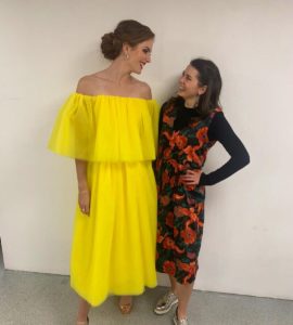yellow dress