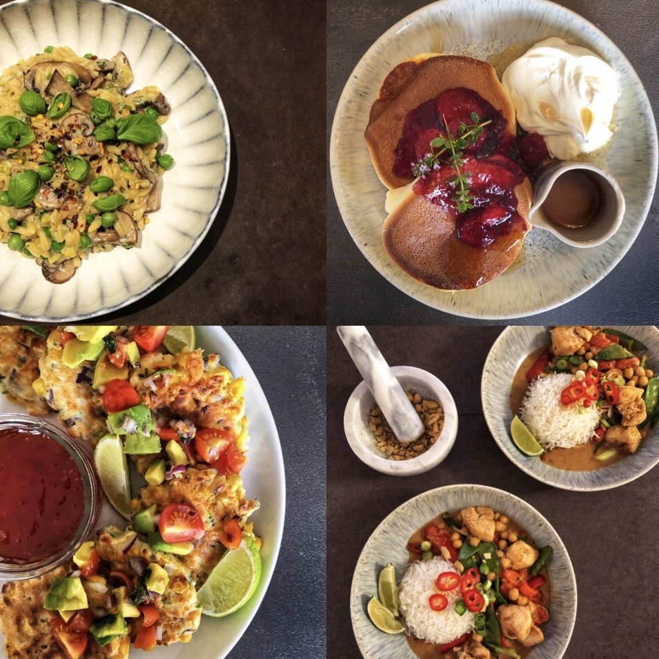 Dishes made with frozen veg and fruit