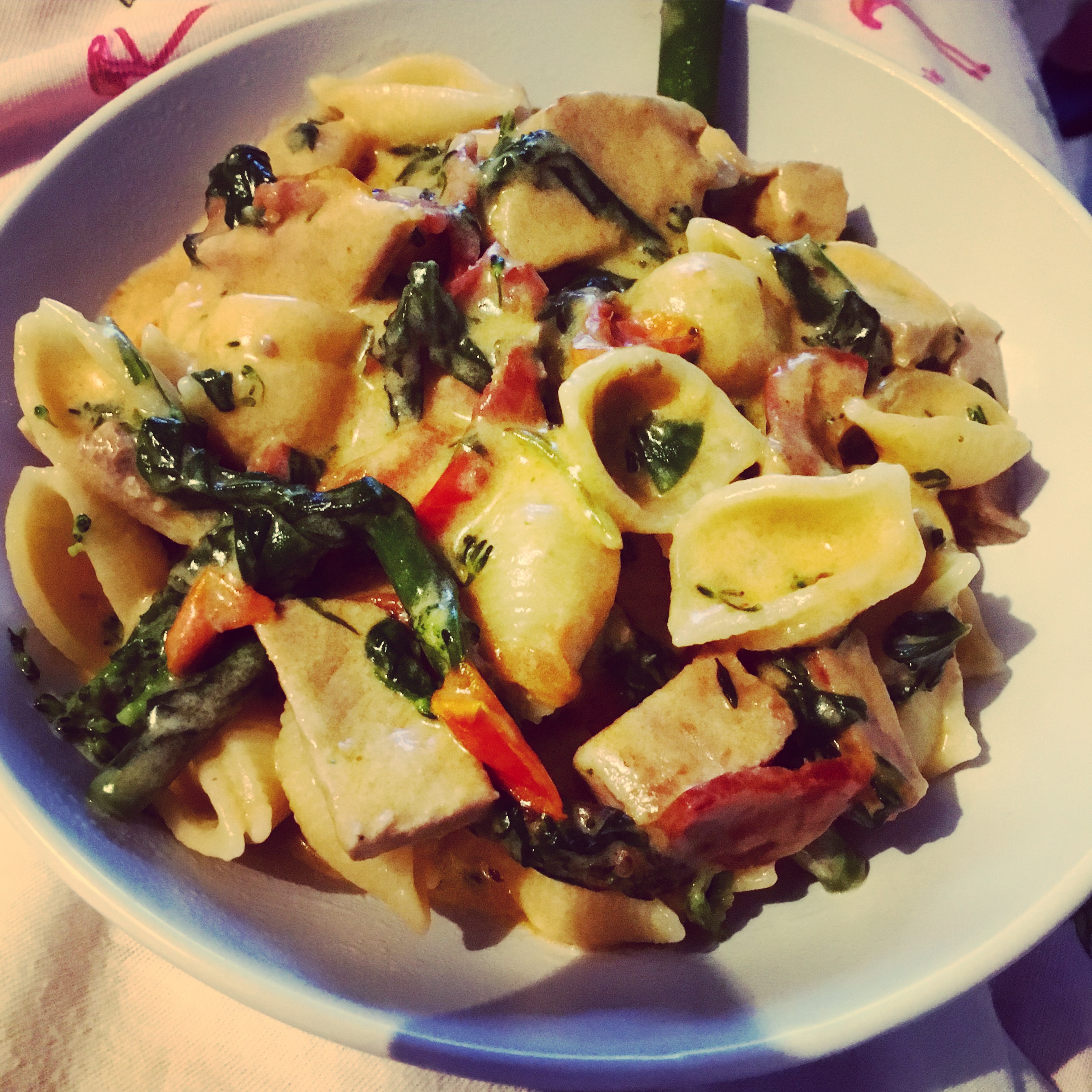 Vegetable pasta with Hendo's: A taste sensation