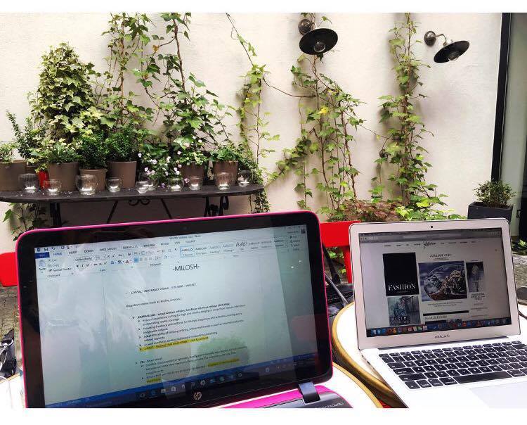 My usual freelance office
