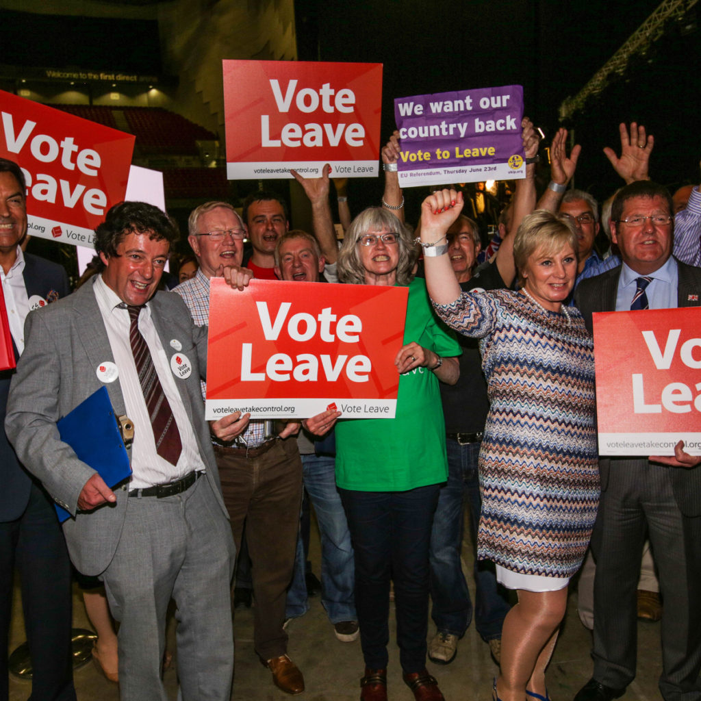 The UK European Referendum count is a win for the Remain campaign in Leeds at the First Direct Arena where over 400 people tallied up the result of the historic vote.
