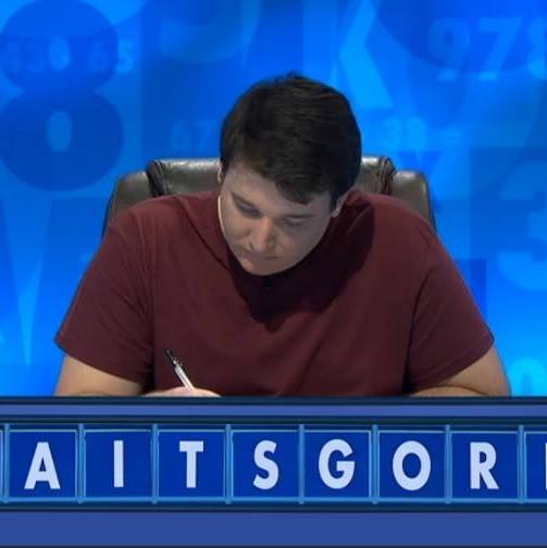 Robin got so good at spelling he went on Countdown