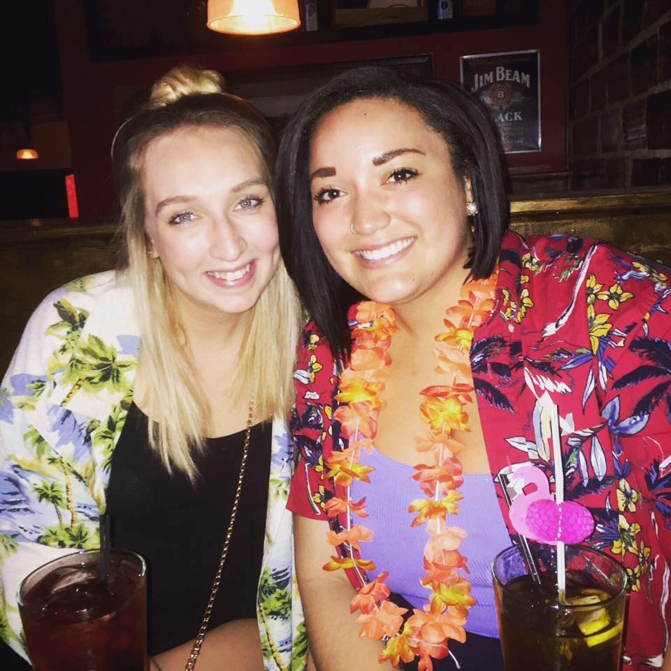 Megan Showers, on the left 