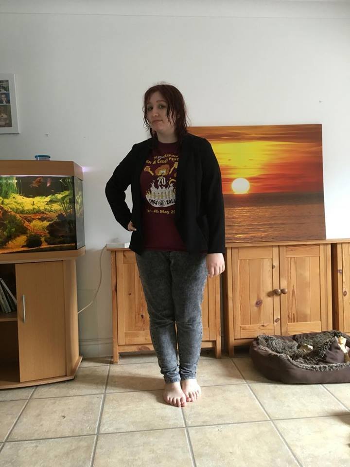The finished outfit