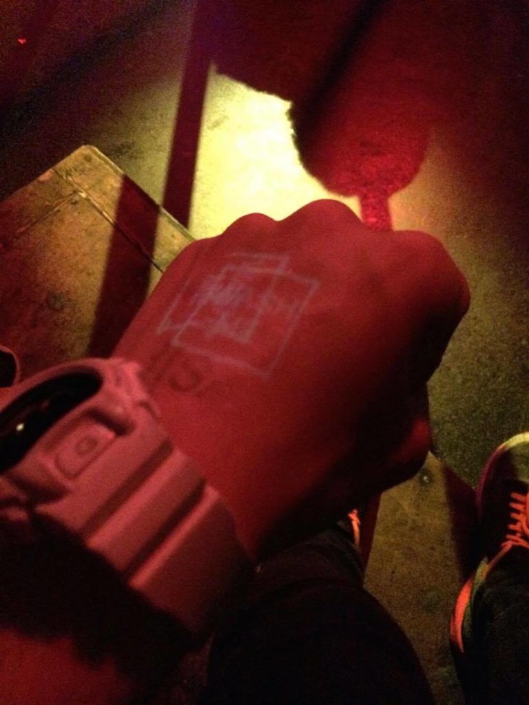 Glow in the dark stamps were a ting.