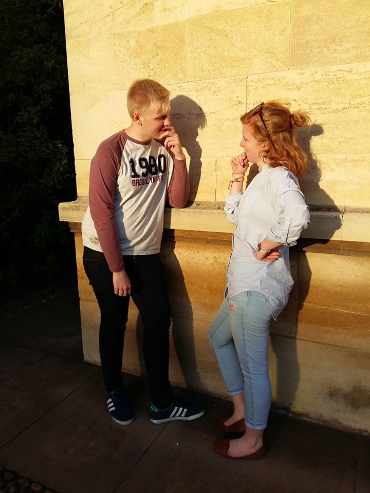 Always candid, never a pretentious arts student.
