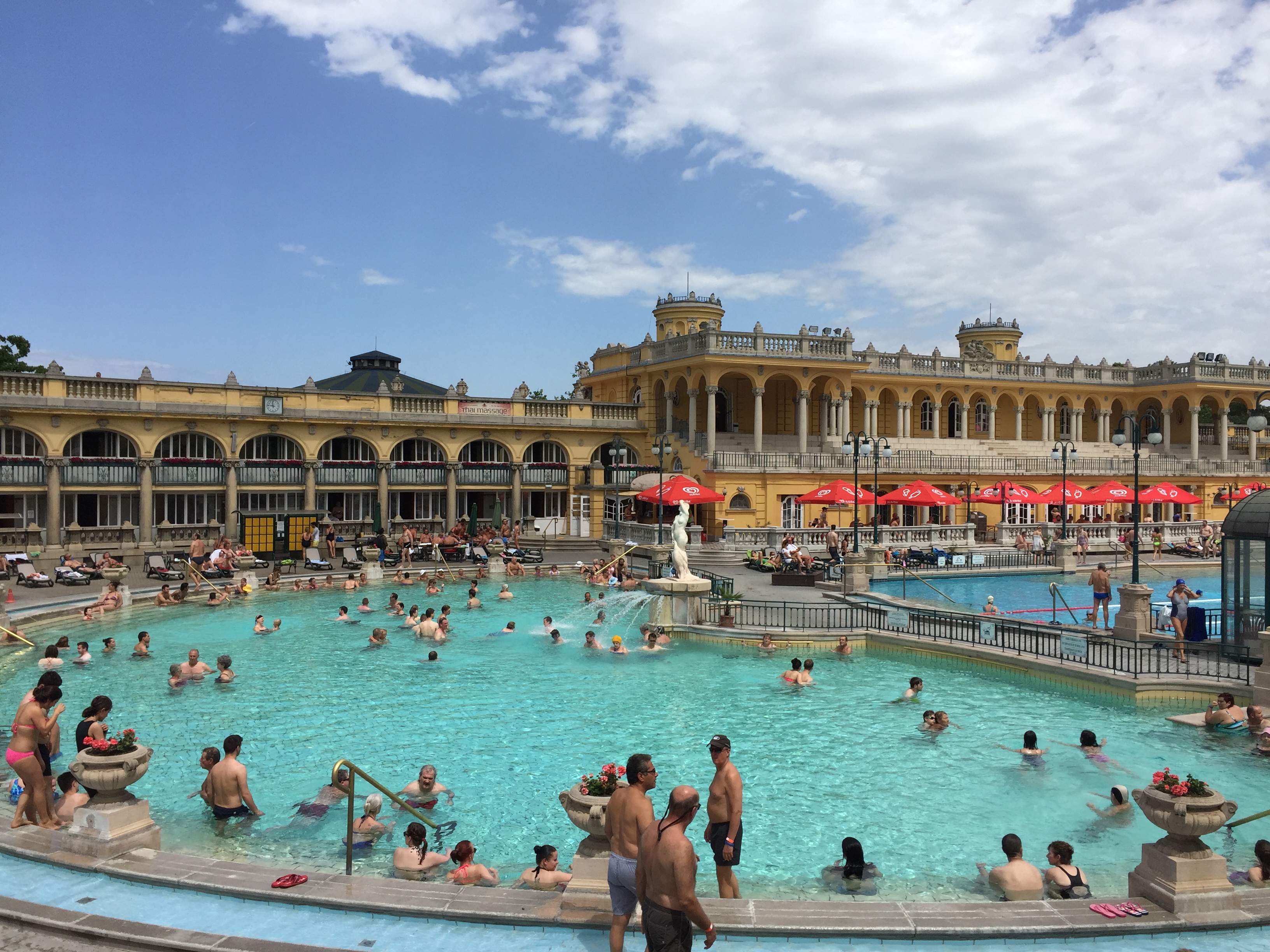 Splashing about in the Szechenyi baths