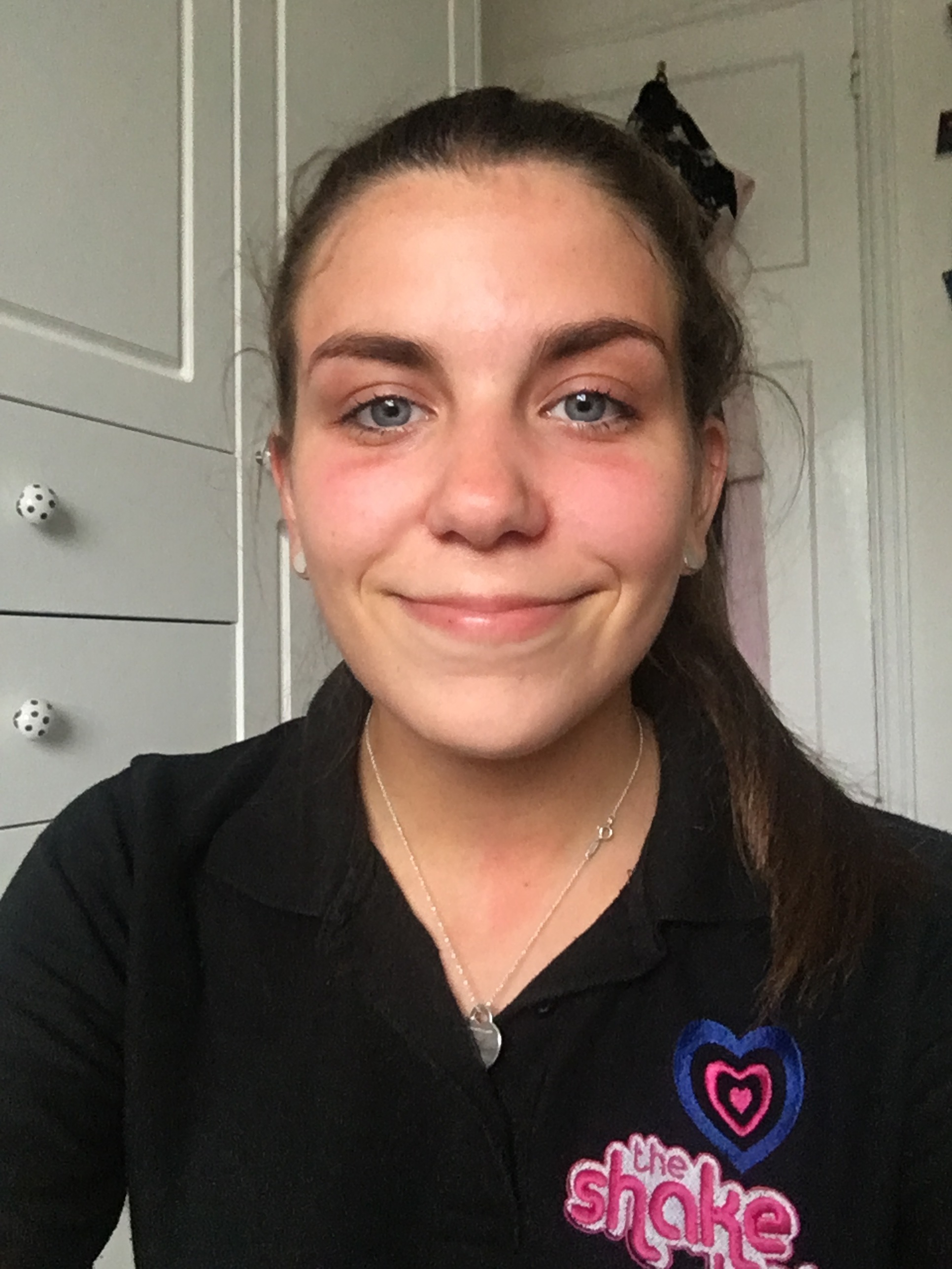Fresh faced an beautiful, the best way to wake you up.