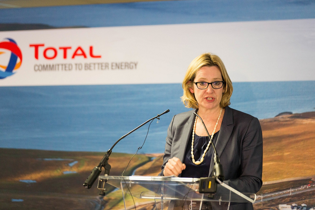 Amber Rudd replaced Theresa May as home secretary