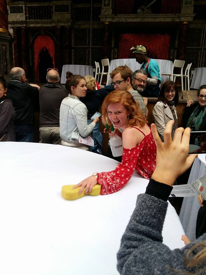 The English student's pilgrimmage to the hallowed land of Shakespeare's Globe.