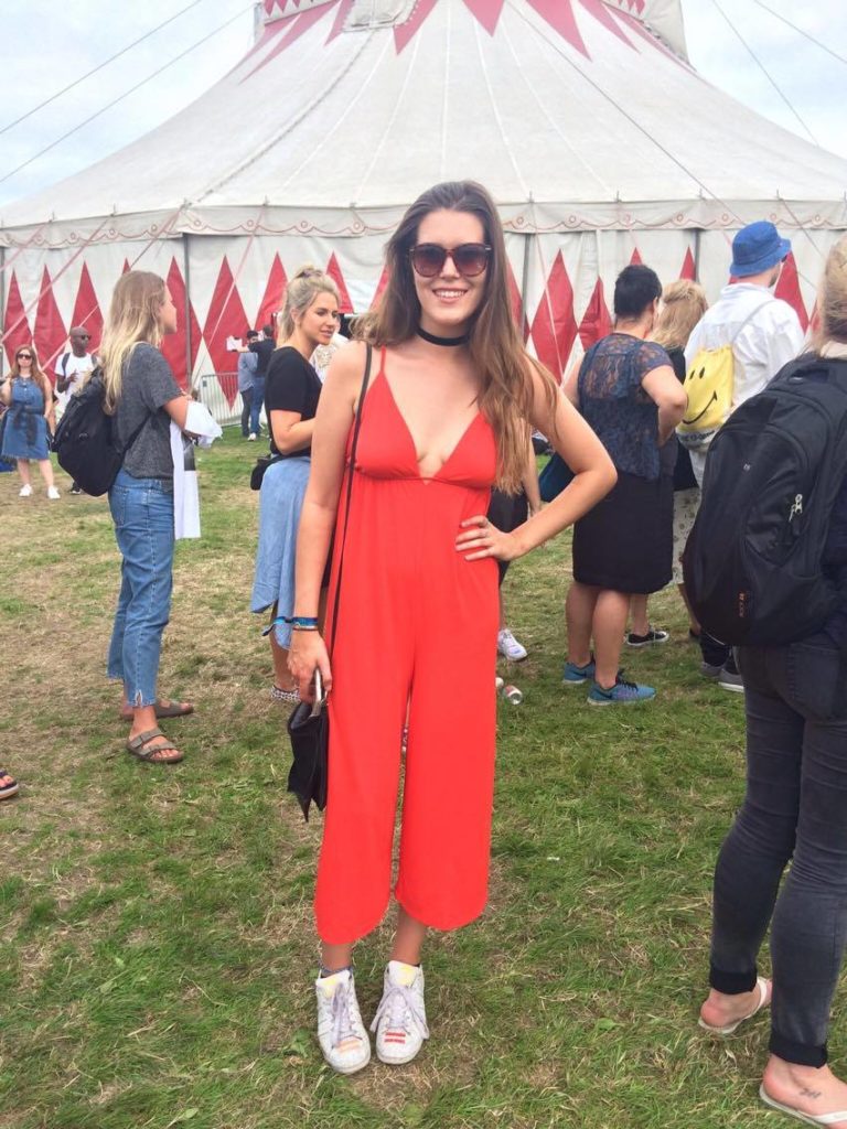 Keepin it simple with a sassy low cut jumpsuit