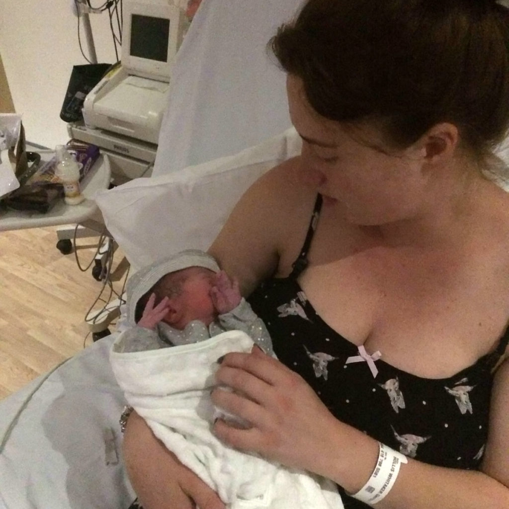 Collect Picture - Georgia Hollis-Whitaker 21, holding Olivia at the hospital. Georgia Hollis-Whitaker, who gave birth to daughter Olivia O’Callaghan just hours before her university graduation ceremony. See NTI story NTIBABY. Olivia was born weighing 5lb 15oz at 12.46am on Friday – two weeks earlier than expected – to proud parents Georgia Hollis-Whitaker and dad Jamie O’Callaghan, of Leicester. So she was there, swaddled in her grandmother’s arms, to see mum Georgia graduate and collect her First Class degree in Sociology at The Venue at 2.30pm on Saturday, along with a prize awarded by the Sociology department to the student who showed outstanding dedication on her course. Georgia left the Leicester Royal Infirmary at 6am on Friday and had a mad scramble to get her gown sorted and everything organised, but she could not be happier that Olivia could be part of her graduation day. “She wasn’t due for another two weeks so I thought I would be pregnant on my graduation day, but I’m so glad she’s here,” said Georgia, beaming. “She’ll be on all my graduation pictures.”