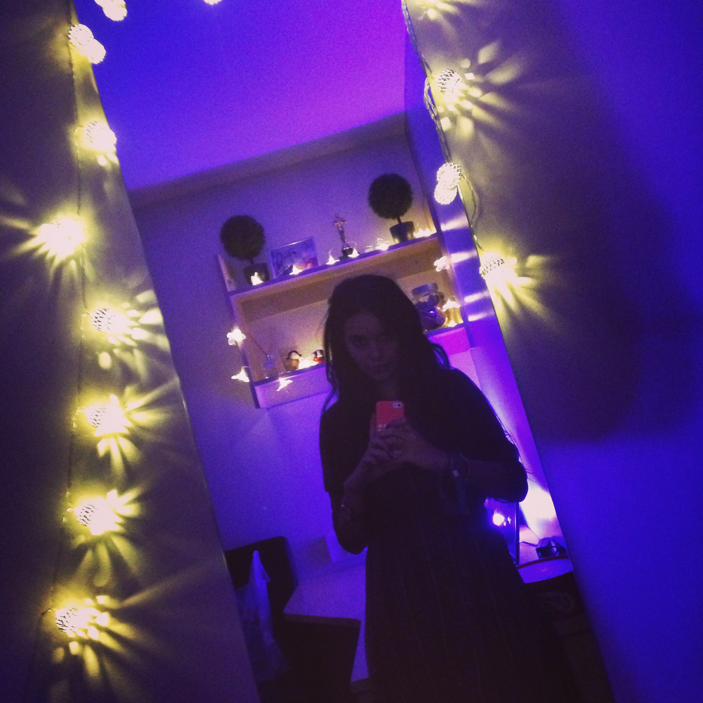 First night in my new flat, some may say I went OTT with the fairy lights