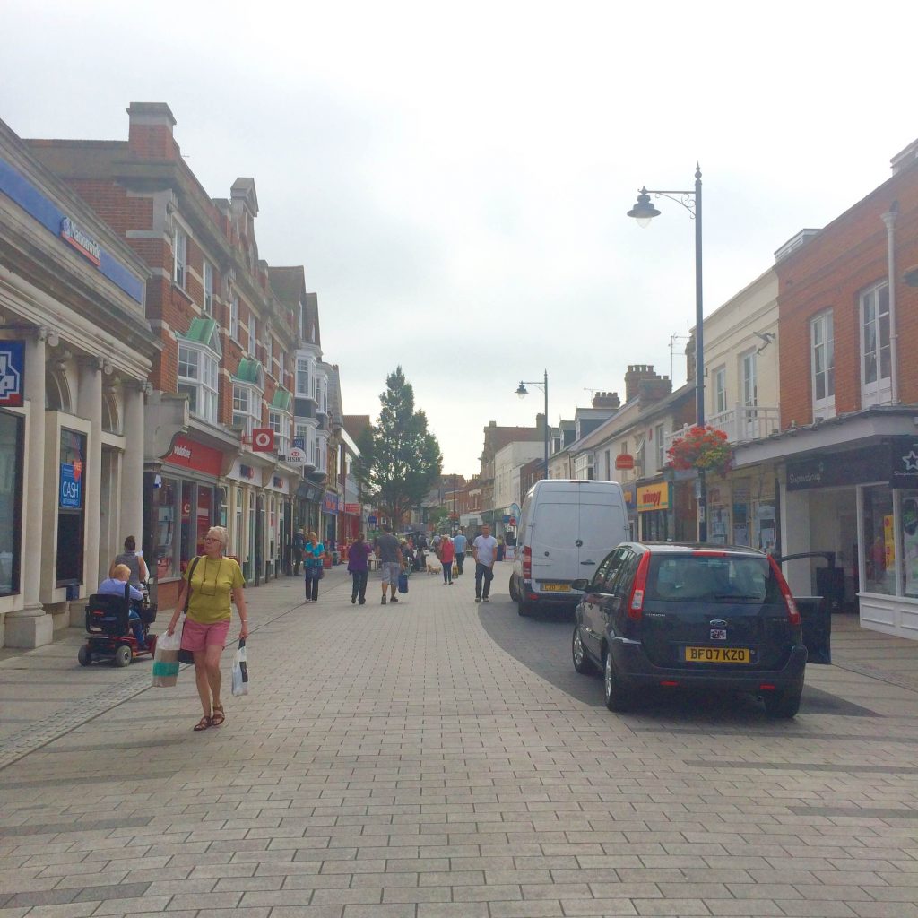 The heart of Felixstowe town.