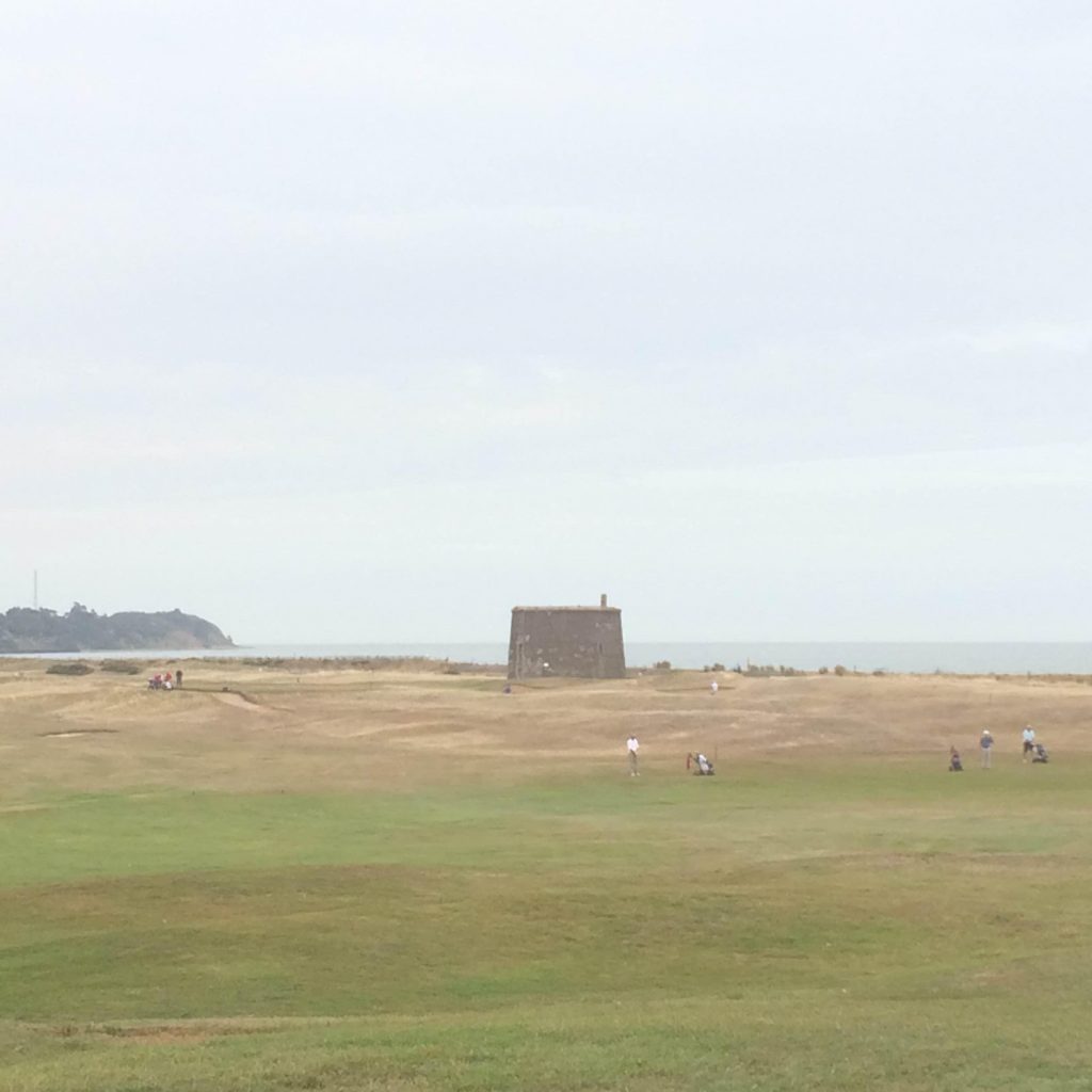 A spot of golf.