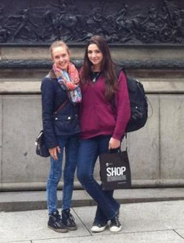 Lorna Beattie(L) with her friend Yasmin Kolsuz. A severely anorexic student from Glasgow was told by her GP that she 'was not thin enough' to get treatment - even though she was eating the equivalent of a few pieces of fruit each day. Sww National story NNANOREXIC; Former St Andrew's University student Lorna Beattie was 18 years old and visibly wasting away on 200 calories a day when she went to her GP for help. But being told she was not thin enough made her feel like a "failed anorexic" and she dropped to a dangerous 5st 10lb. She then spent five months and five days on a general psychiatric ward as she struggled to recover from her illness. The Glaswegian said: “If the doctor had helped back then I wouldn’t have been through the pain I have been through, and it would have cost the NHS a lot less as I took up a hospital bed for almost half a year.