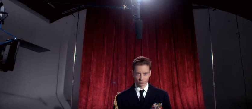 Perez in character as Miscavige