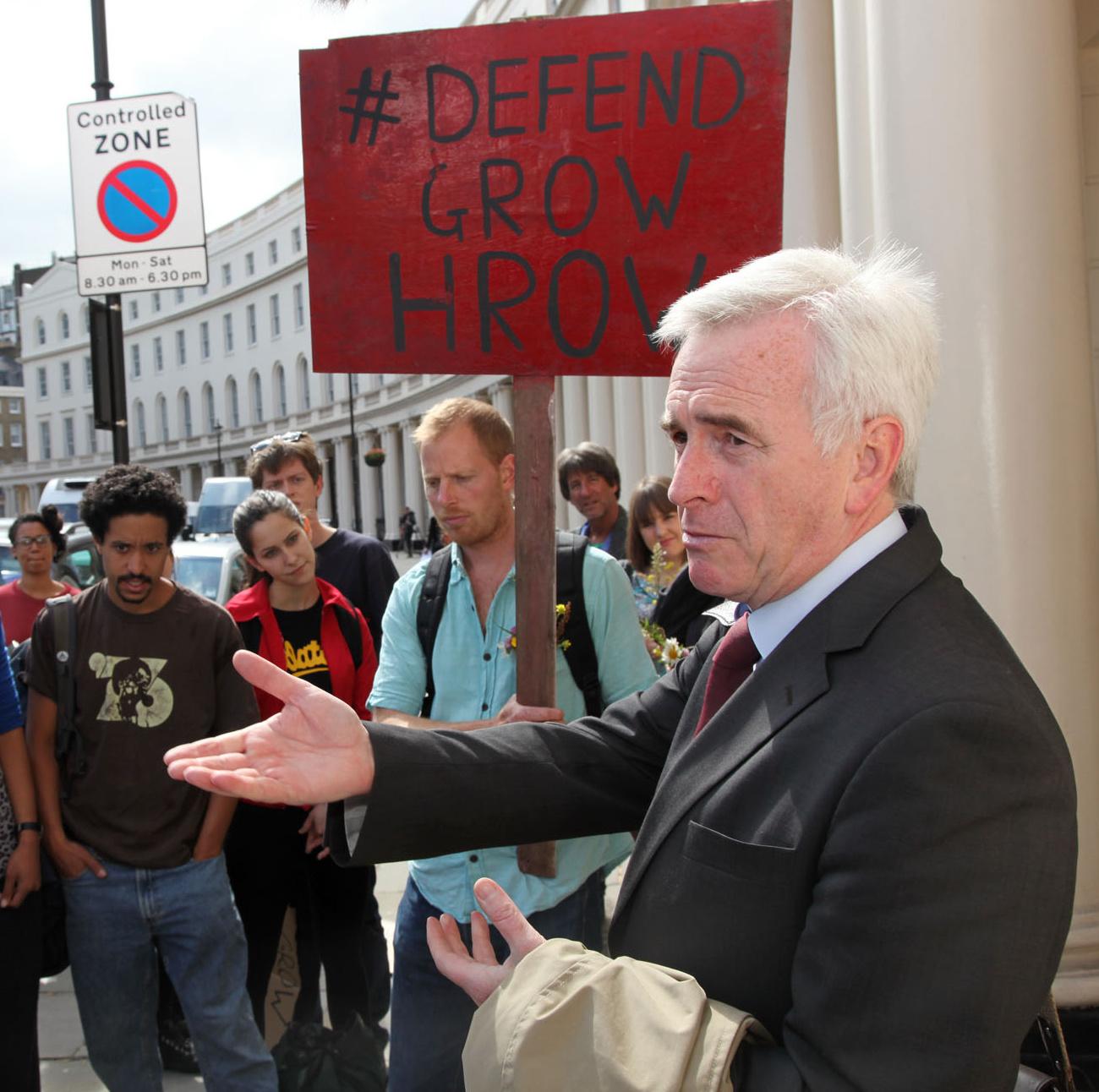 Shadow Chancellor John McDonnell announced the radical new plans