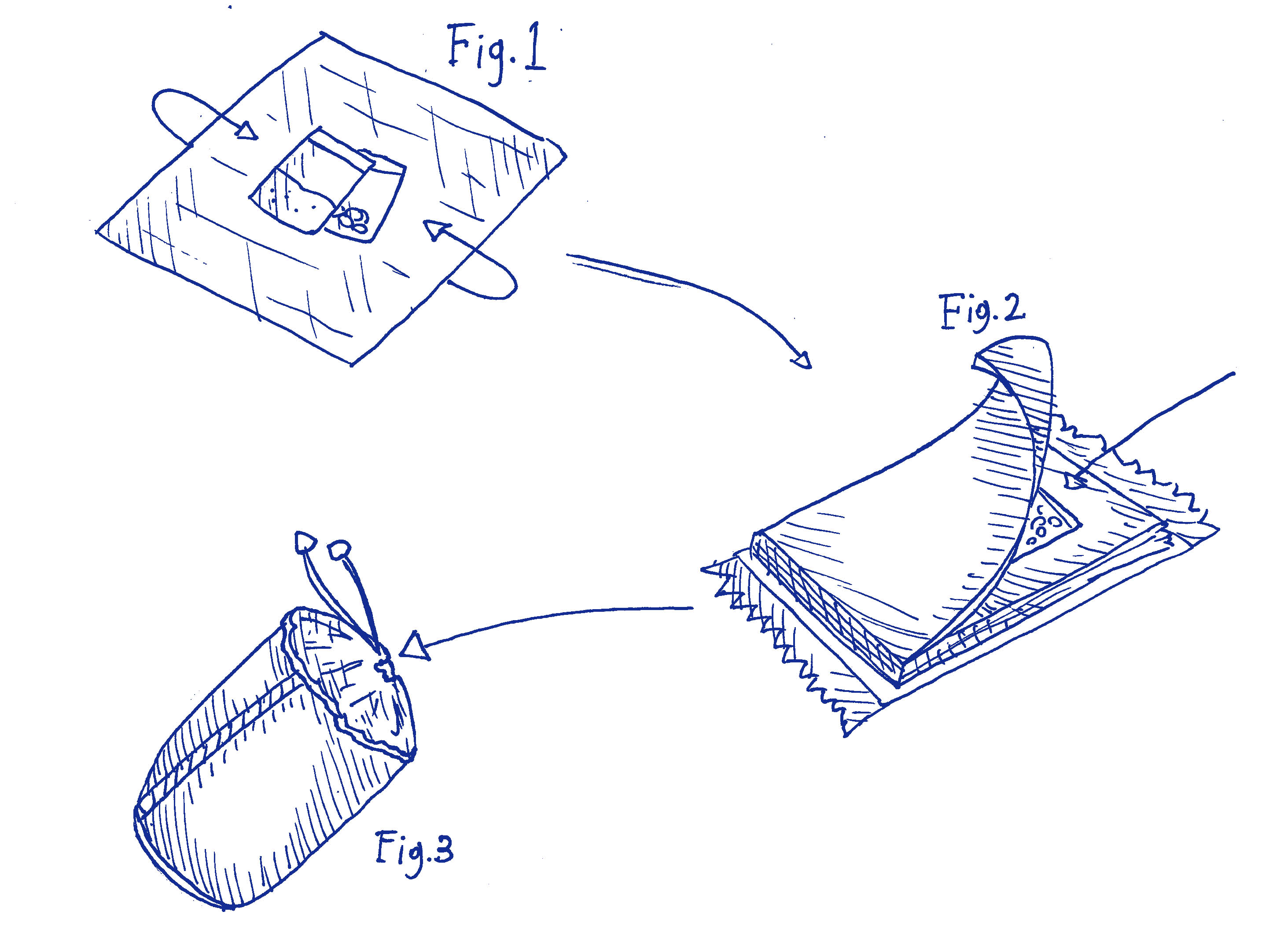 The method of hiding drugs inside wet wipes for a festival is shown in an illustrated diagram