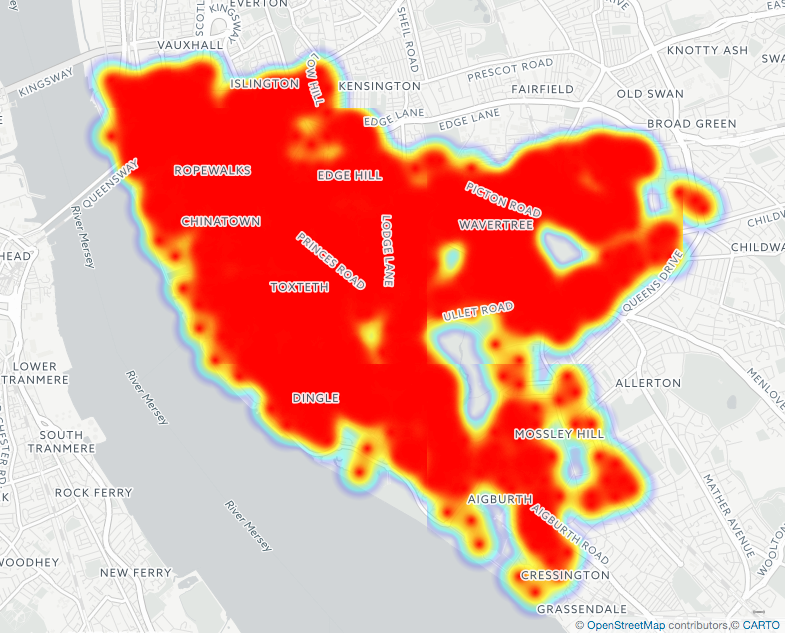 Map of Liverpool