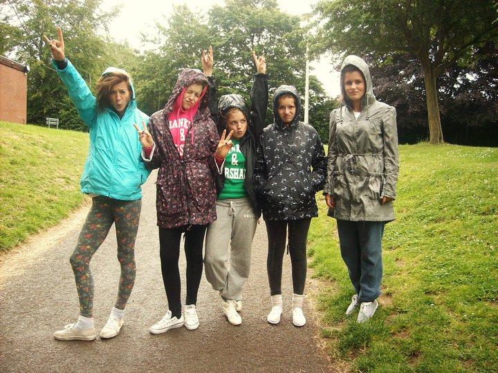 It rains the whole trip